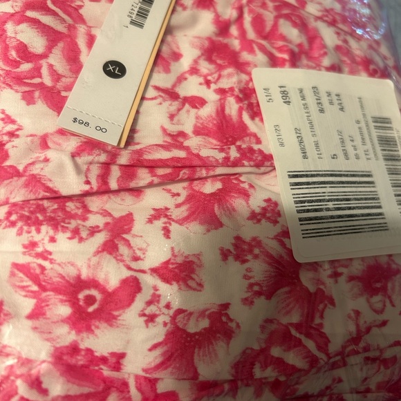 Aqua, Floral Strapless Mini Dress - Picture 3 of 5